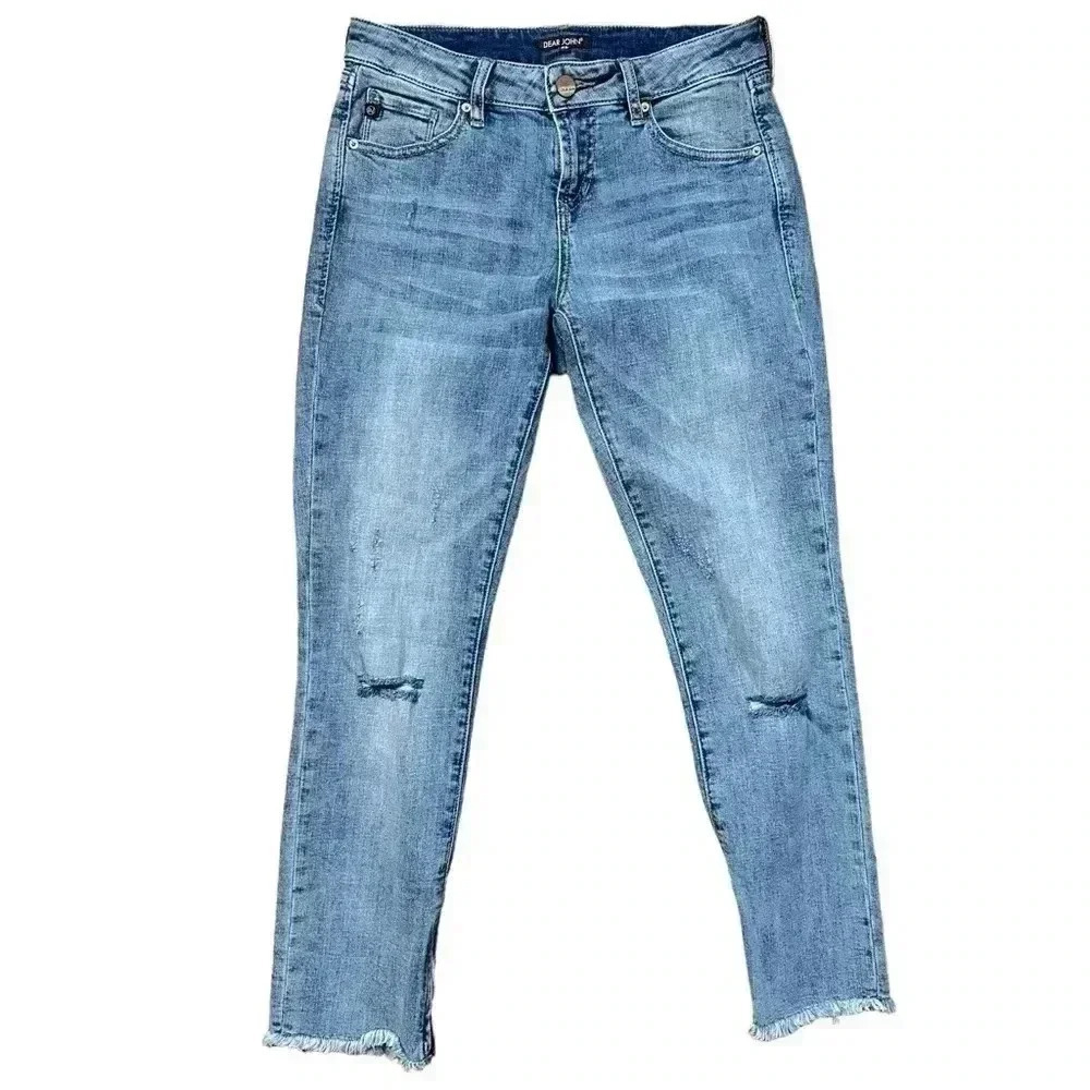 Dear John American Classic Light Wash Low Rise Jeans Size 25
